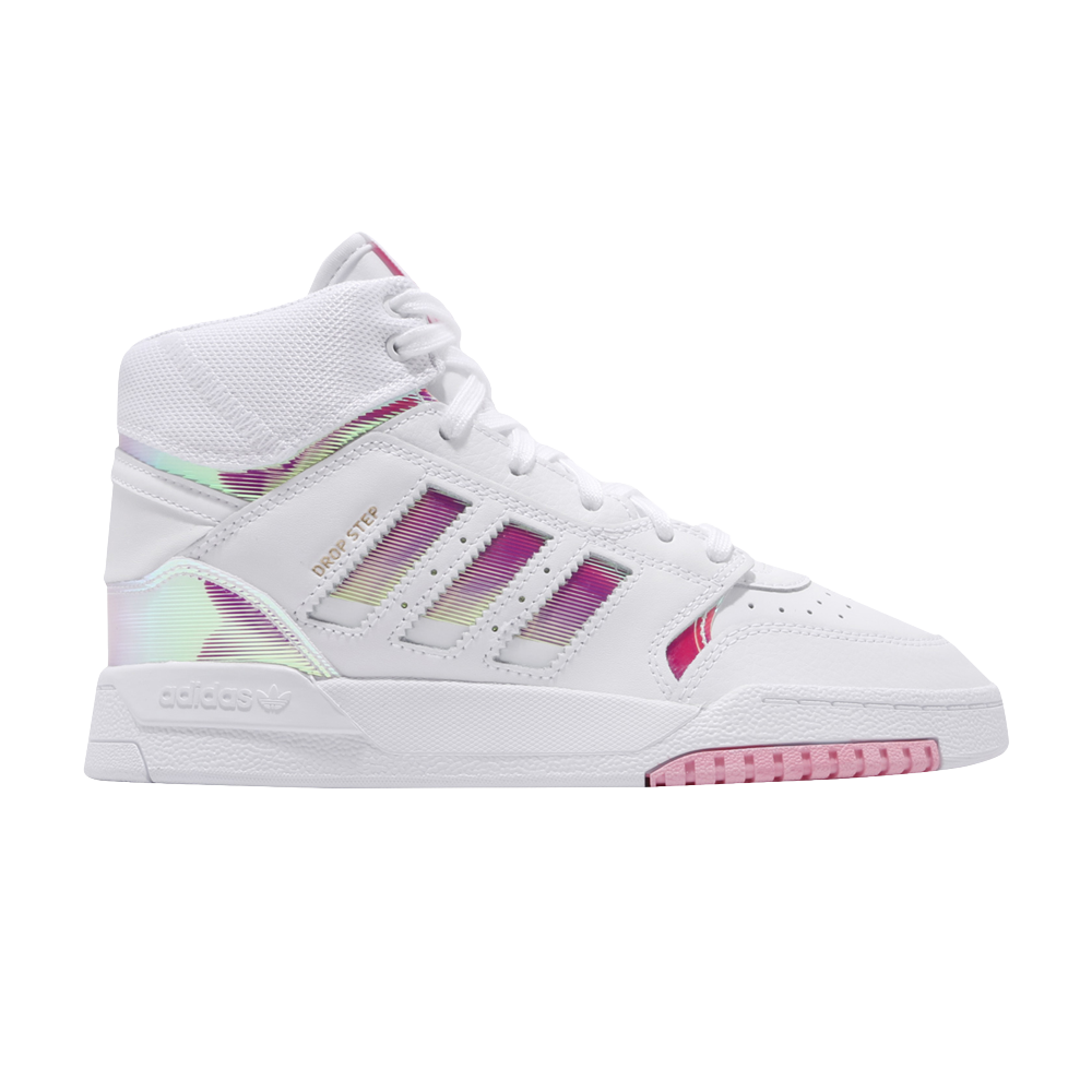 Pre-owned Adidas Originals Wmns Drop Step 'light Pink' In White