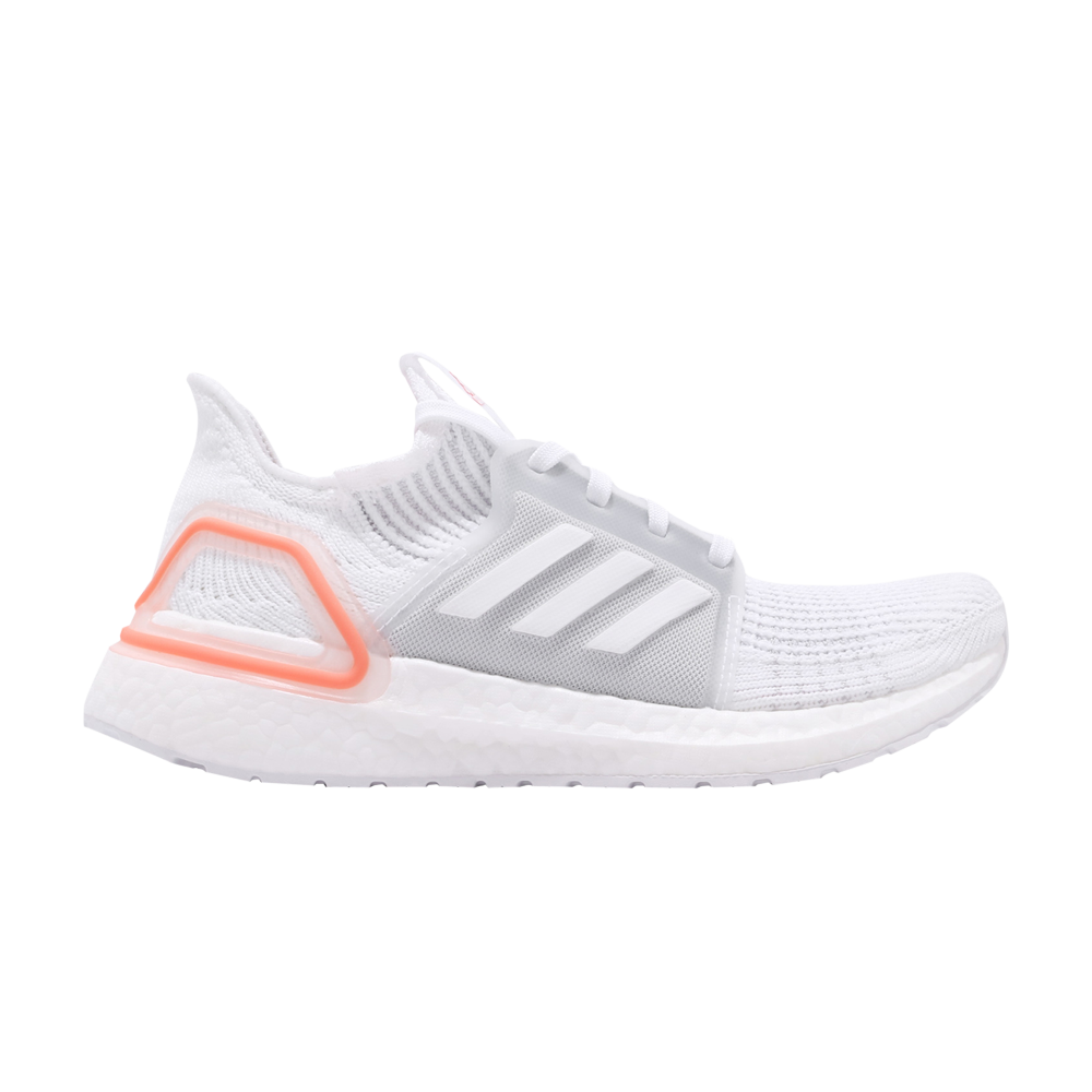 Pre-owned Adidas Originals Wmns Ultraboost 19 'semi Coral' In White