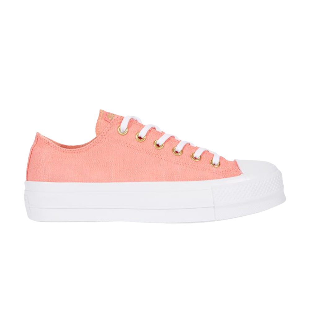 Pre-owned Converse Wmns Chuck Taylor All Star Lift Low 'pink Driftwood'