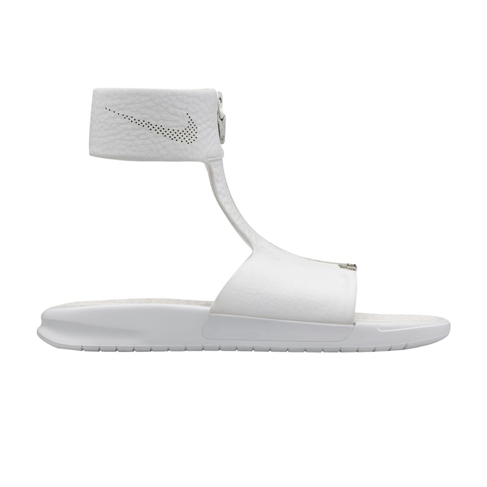 Nike Wmns Benassi Cuff Lux 'White' | Women's Size 7 - 819684-100