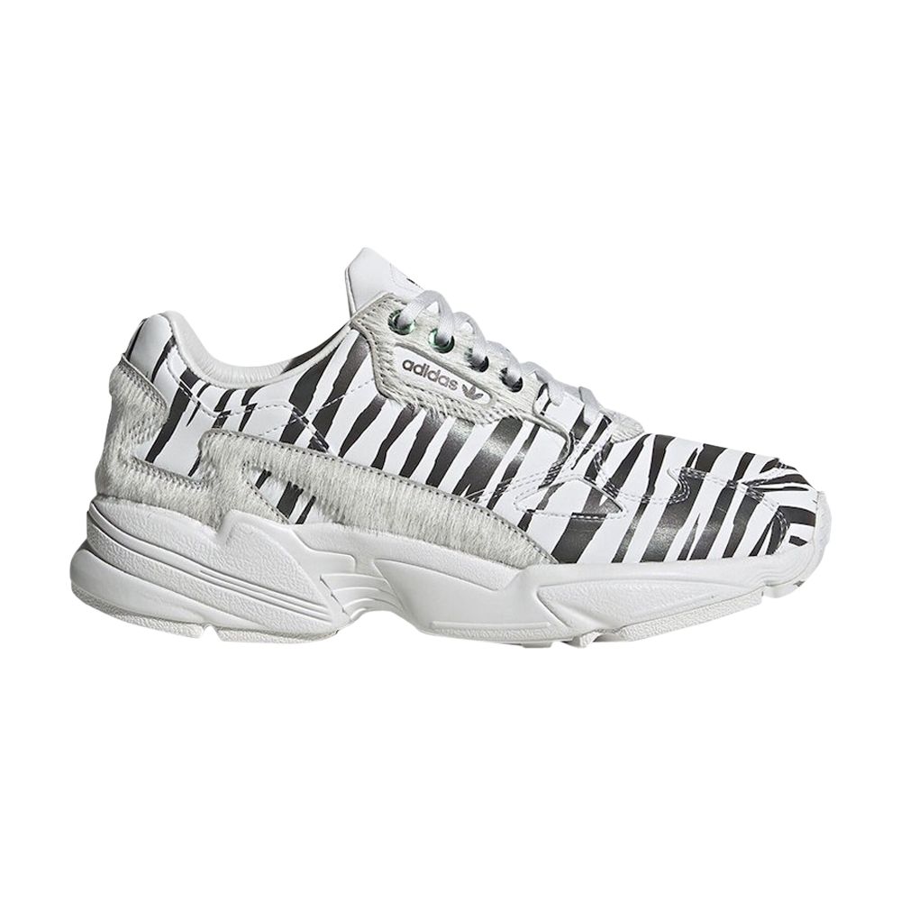 Pre-owned Adidas Originals Wmns Falcon 'animal Pack' In White