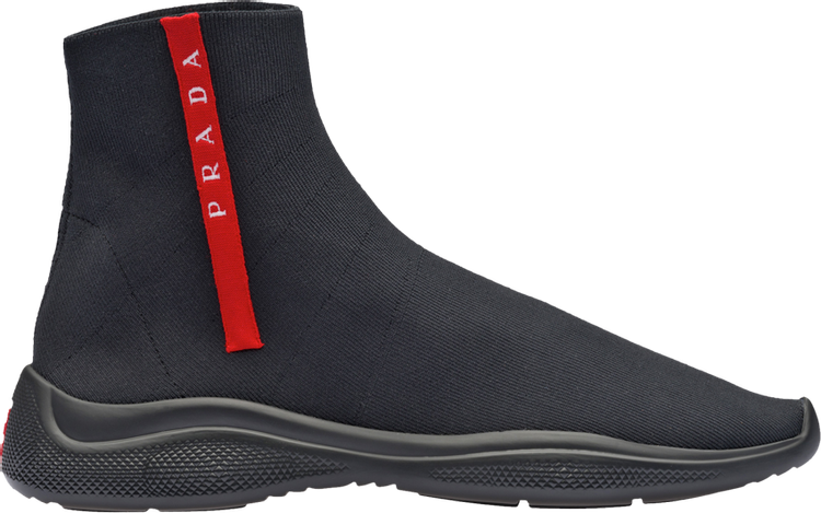 Buy Prada Logo Sock Sneakers | GOAT