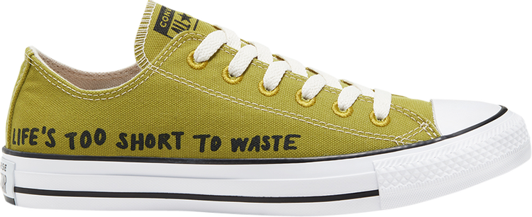 Renew Chuck Taylor All Star Low 'Life's Too Short To Waste' - 166373C - Green | GOAT