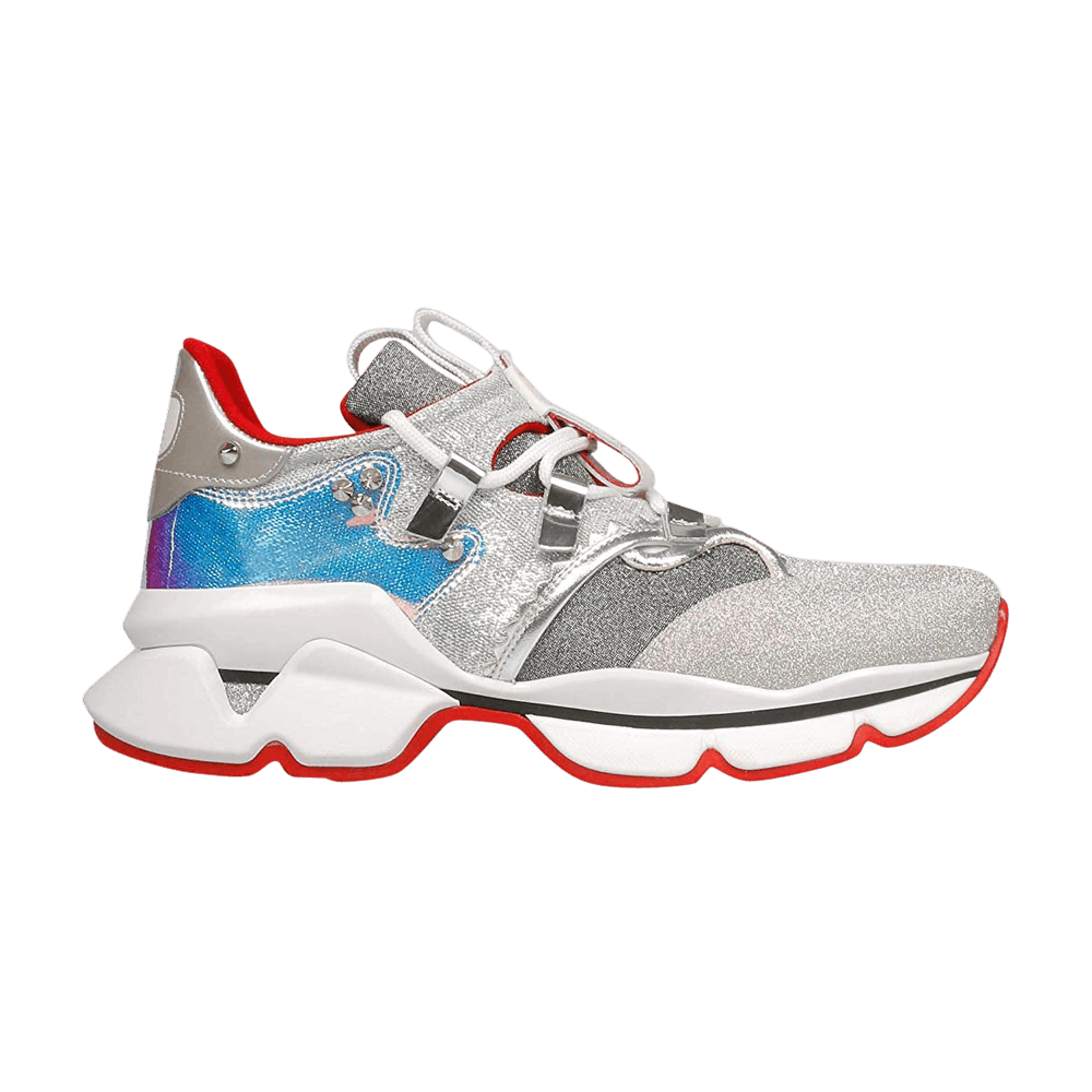 red runner donna glitter sneakers
