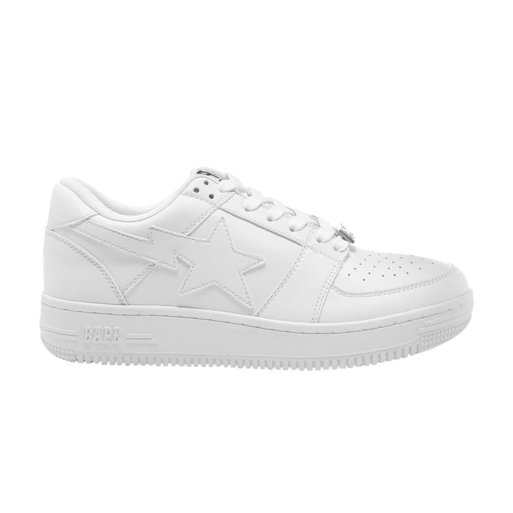 Pre-owned Bape Sta Low 'white'