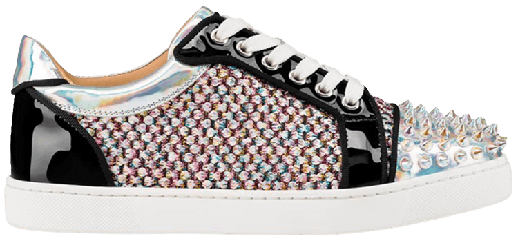 Buy Christian Louboutin Wmns Vieira Spikes 'Multi Glitter Buy Christian Louboutin Wmns Vieira Spikes 'Multi Glitter