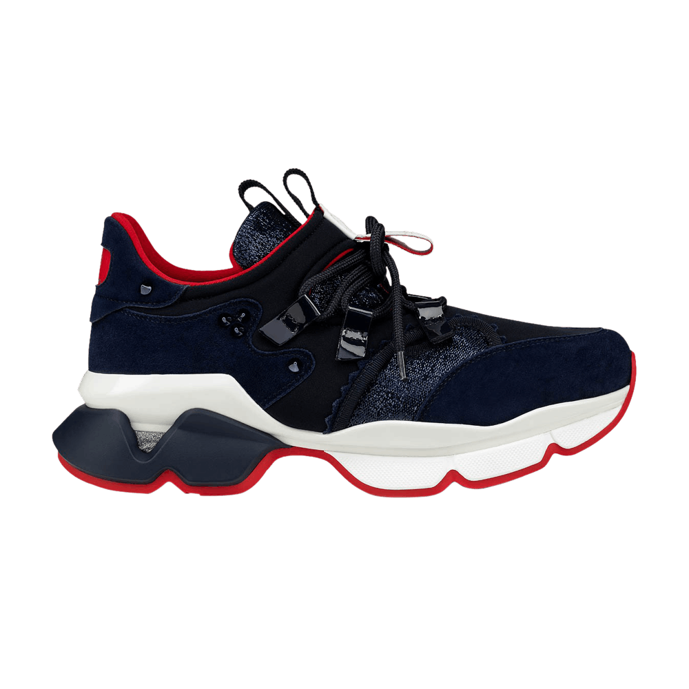 red runner donna glitter sneakers