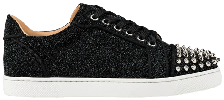Christian Louboutin Wmns Vieira Spikes Black Silver
