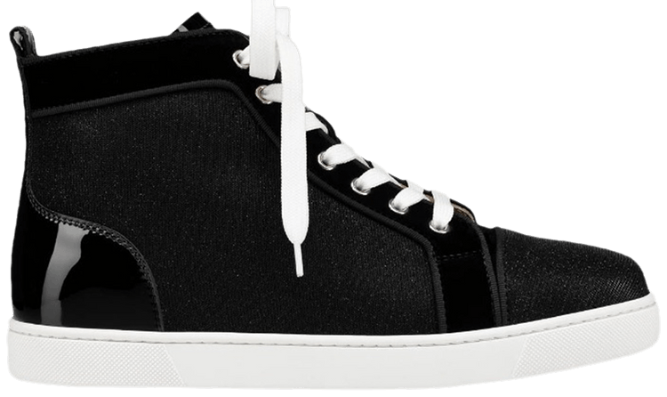 Christian Louboutin Wmns Louis Flat Black White