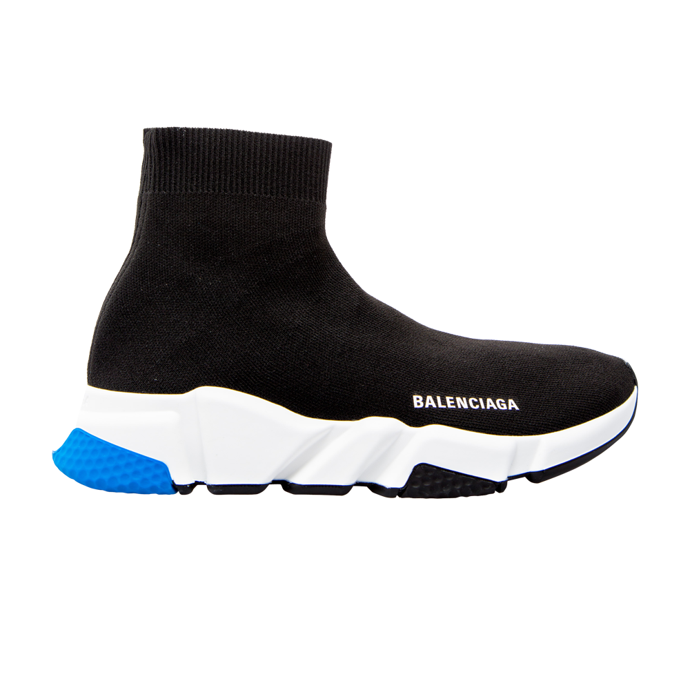Balenciaga Speed LT Black Blue High Top Knit Trainer Sneaker Size 12EUR 45   eBay