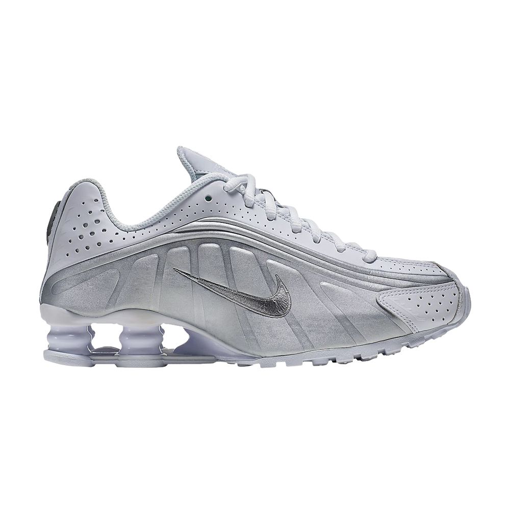 Nike Shox R4 GS 'White Metallic Silver' | Kid's Size 3.5