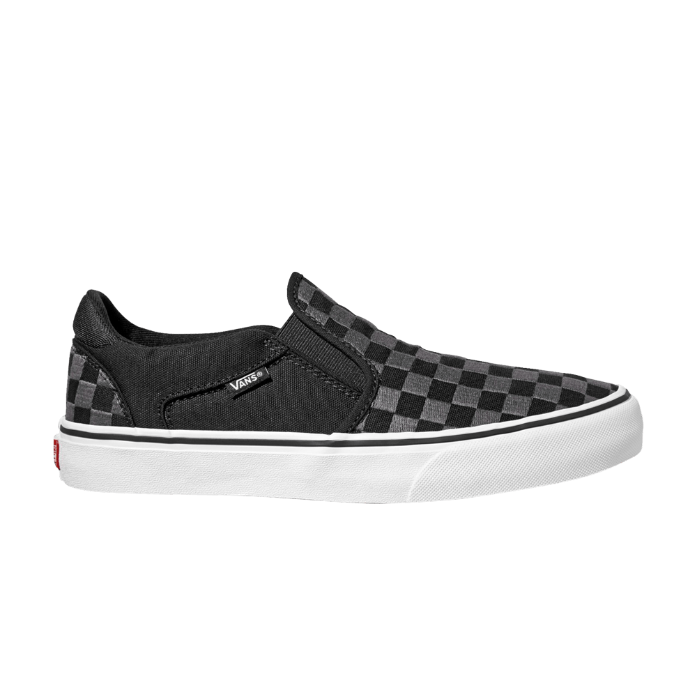 vans asher deluxe checkerboard