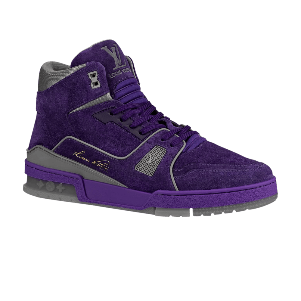 Louis Vuitton Trainer High 'Purple' | GOAT