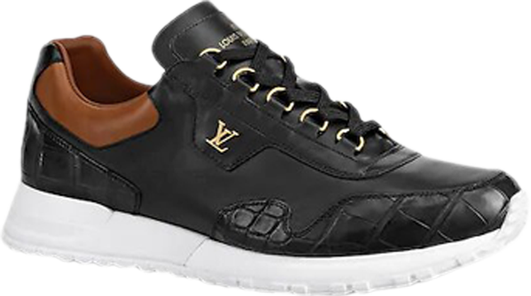 Louis Vuitton Black Leather Athletic Shoes for Women for sale