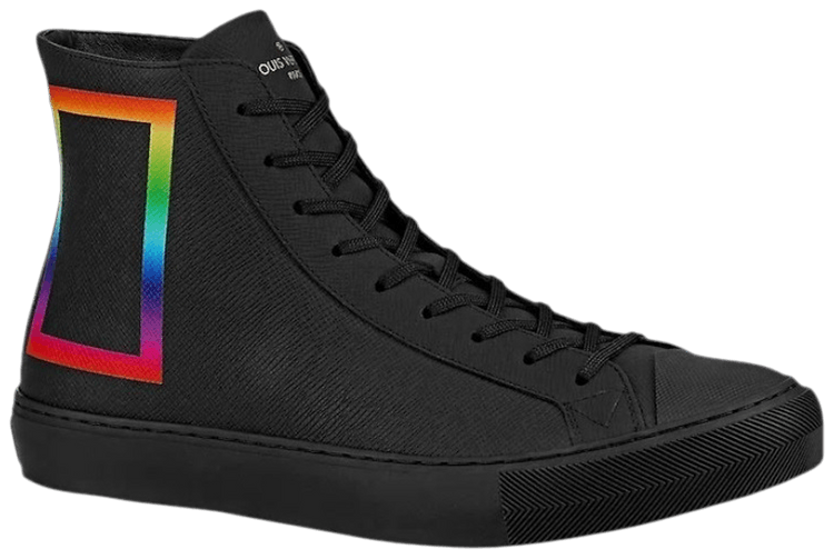 Louis Vuitton Louis Vutton Tattoo Sneaker Boot High Black