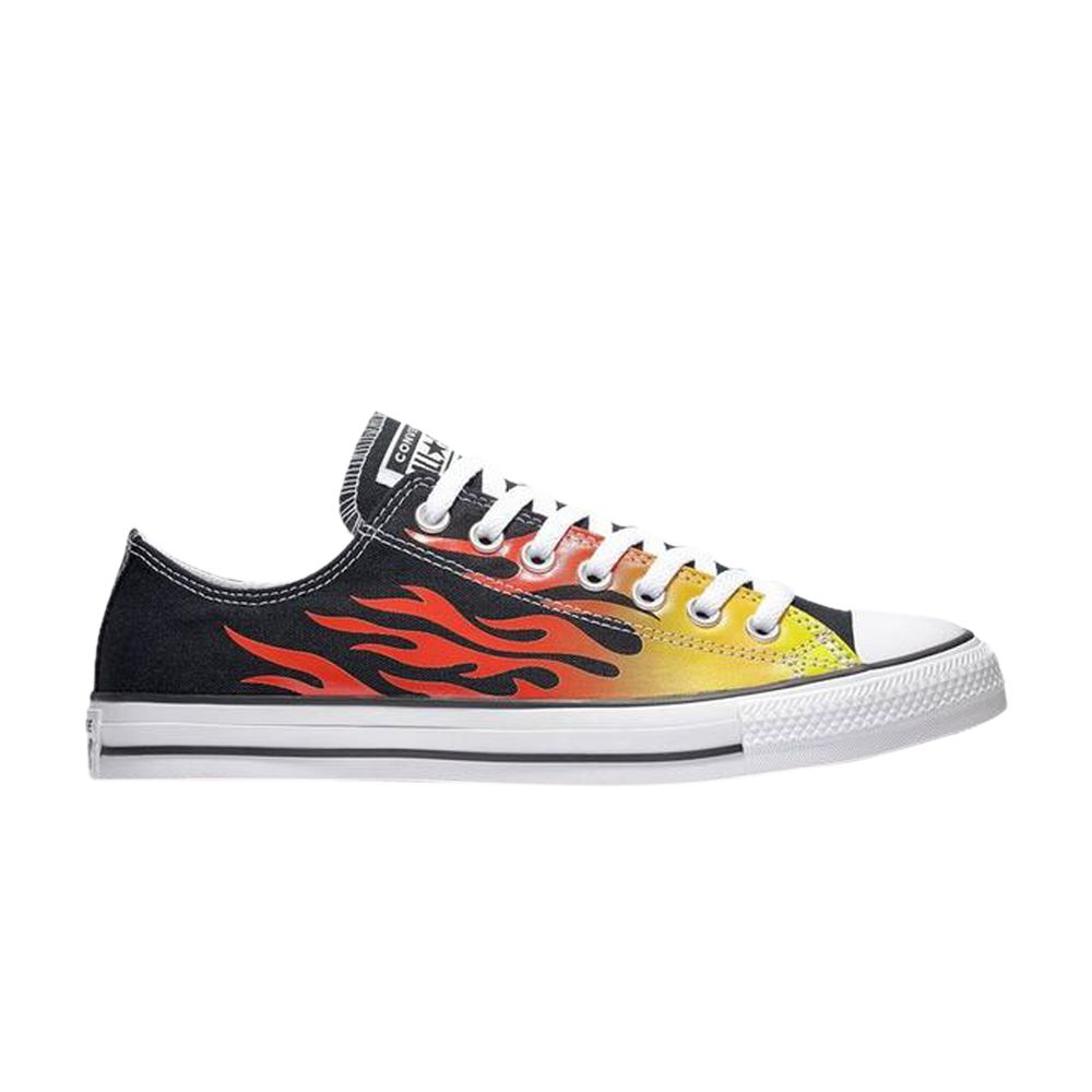 Converse Chuck Taylor All Star Low 'Flame' | Black | Men's Size 4