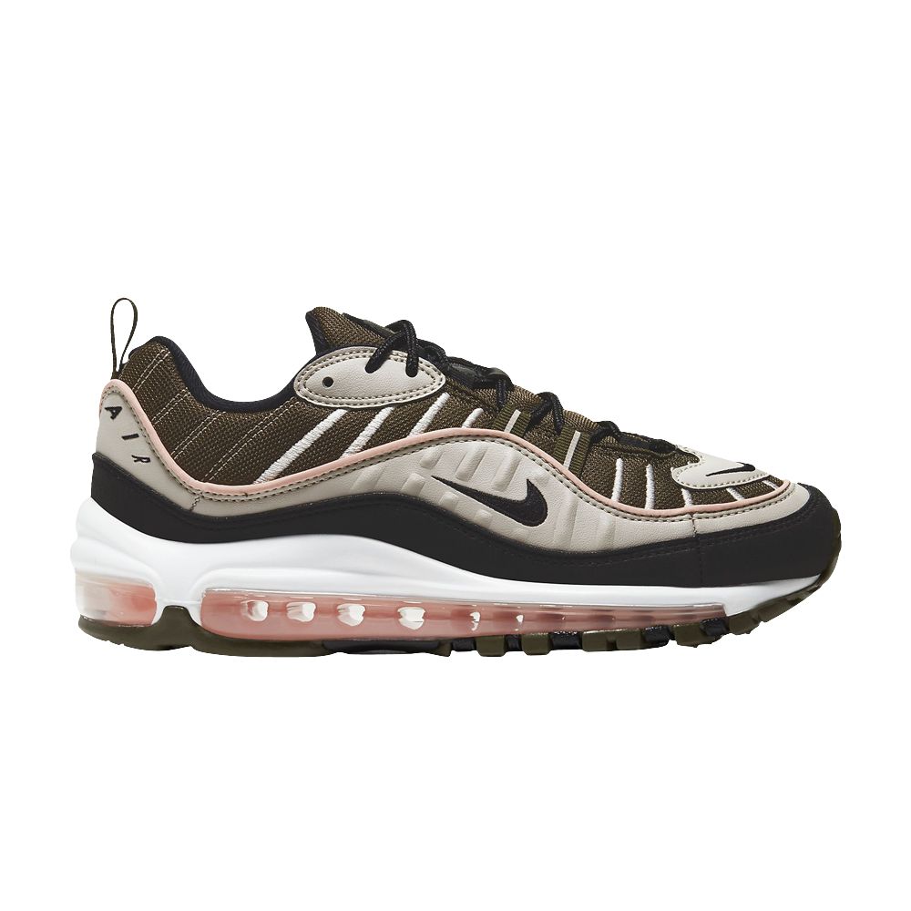 Nike Wmns Air Max 98 'Cargo Khaki Coral' | Brown | Women's Size 7.5