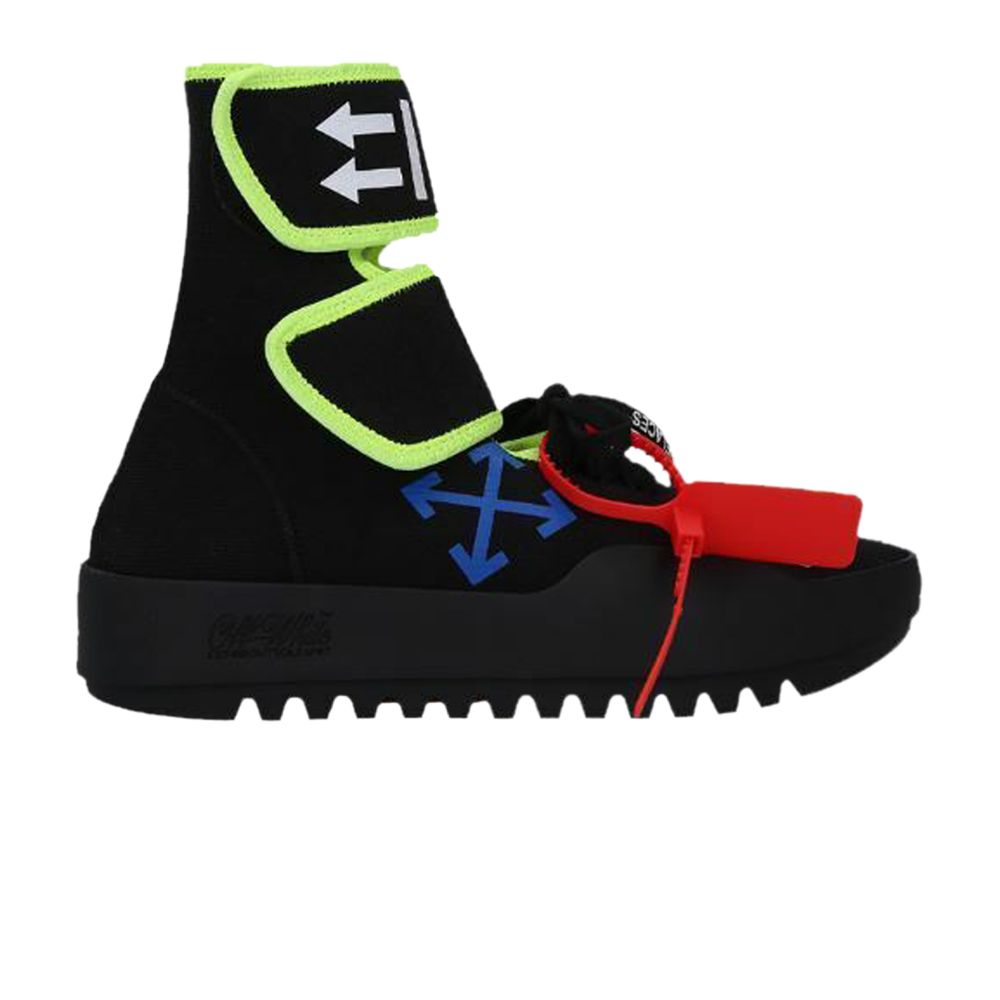 Pre-owned Off-white Moto Wrap 'black Green' | Men's Size 38