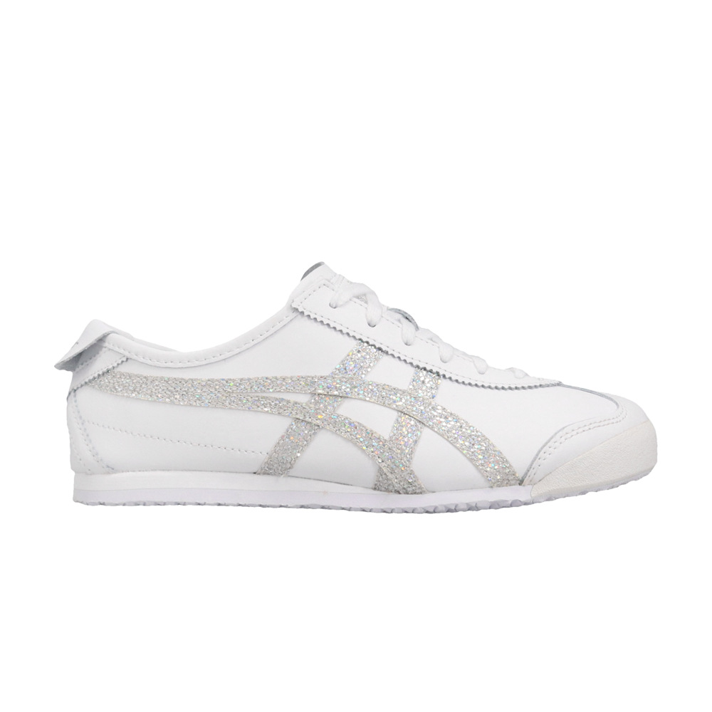 Pre-owned Onitsuka Tiger Wmns Mexico 66 'white Silver'