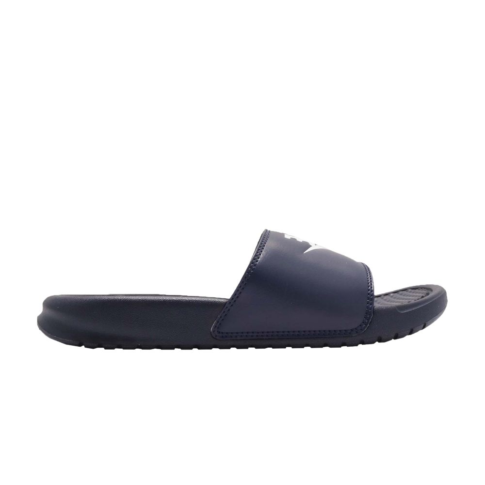 Nike Wmns Benassi JDI 'Obsidian' | Blue | Women's Size 6 - 343881-406