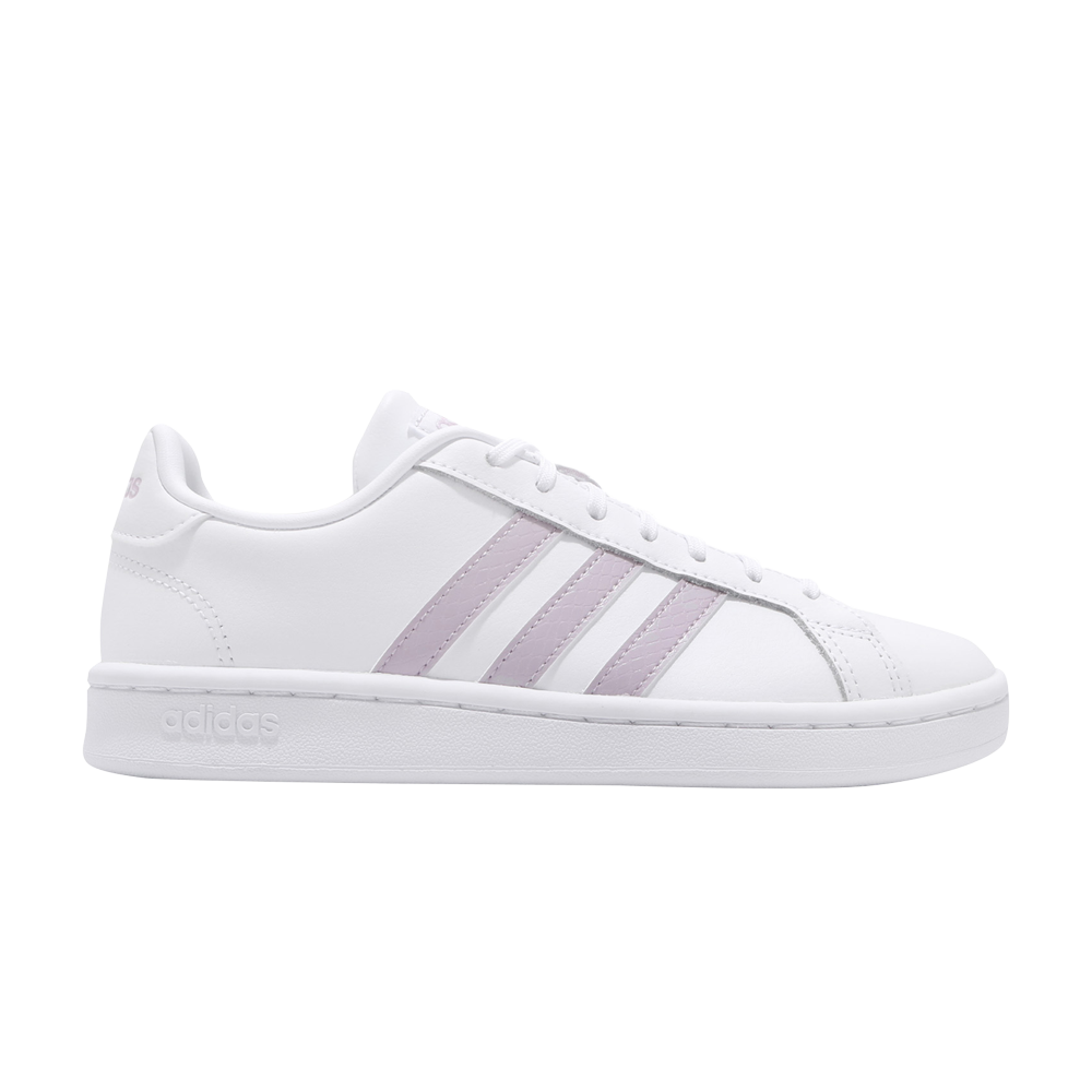 Pre-owned Adidas Originals Wmns Grand Court 'mauve' In White