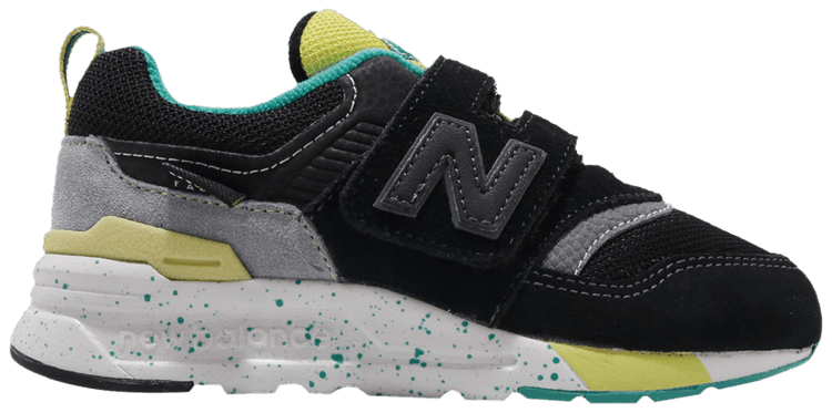 New Balance 997 Little Kids Wide Black Green