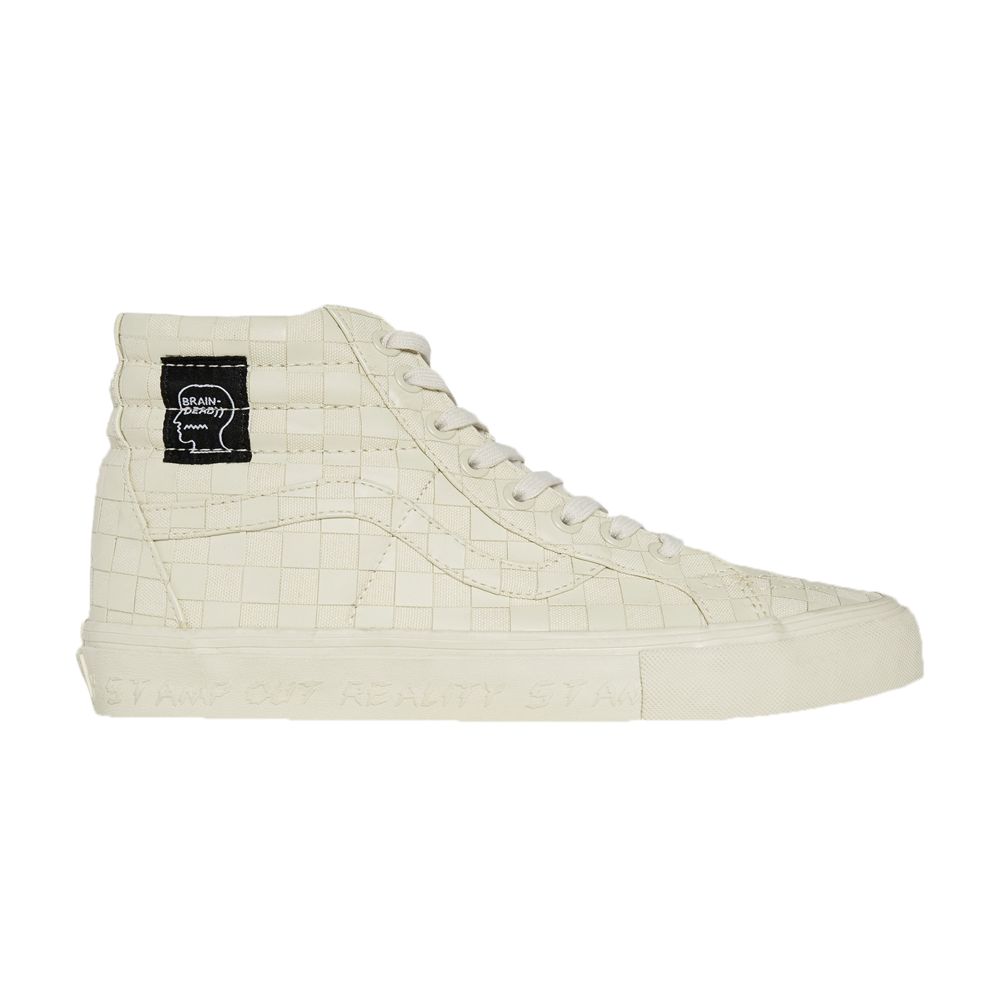 Vans Brain Dead x DSM x Sk8-Hi Reissue LX 'Stamp Out Reality - White' | Men's Size 8 - VN0A3A7KNJT