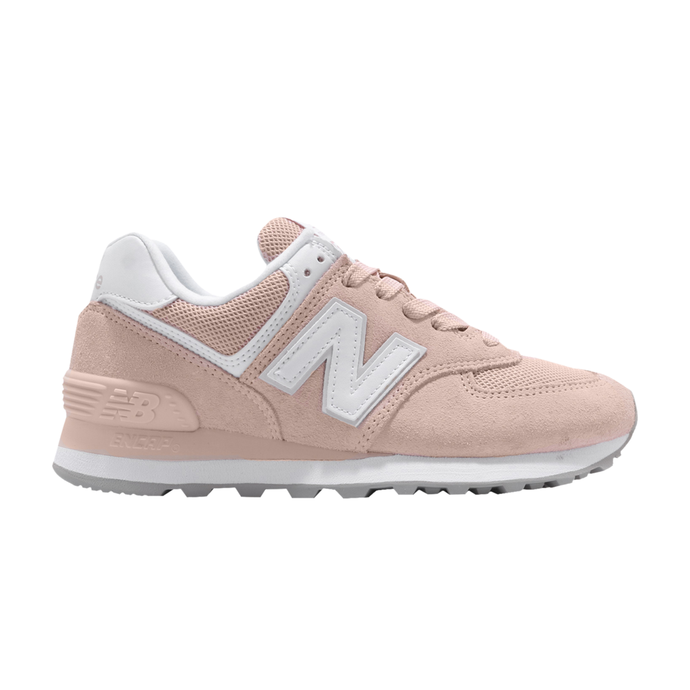 Pre-owned New Balance Wmns 574 'pink White'