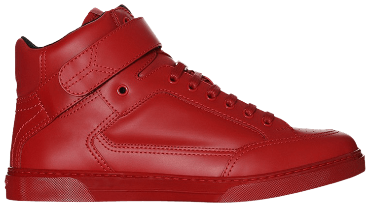 Saint Laurent Max Scratch Mid Top 'Red'