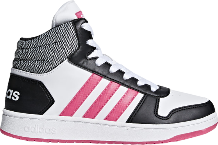 Hoops 2.0 Mid J 'White Real Pink'