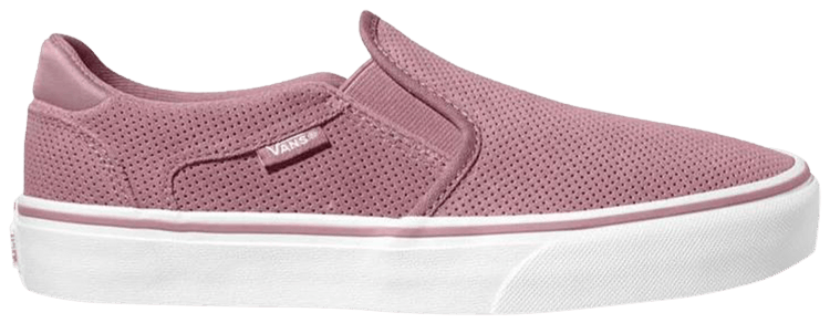 Vans Wmns Asher Deluxe Perforated Suede Nostalgia Rose