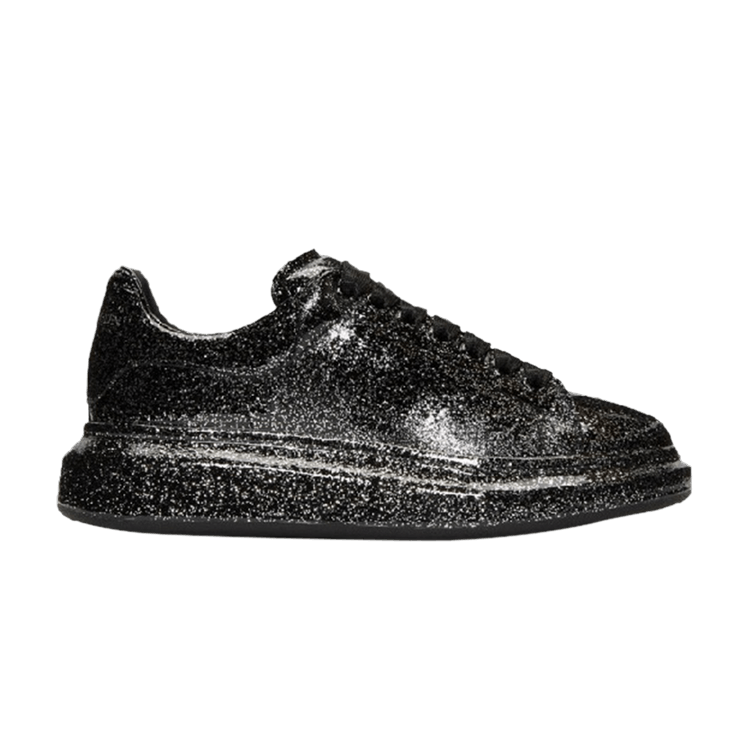 Buy Alexander McQueen Oversized Sneaker Black Glitter 575410 WHWI0 1000 GOAT