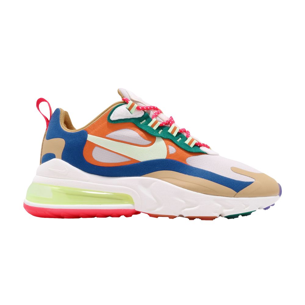 Nike Wmns Air Max 270 React 'Multi-Color' | Tan | Women's Size 6.5