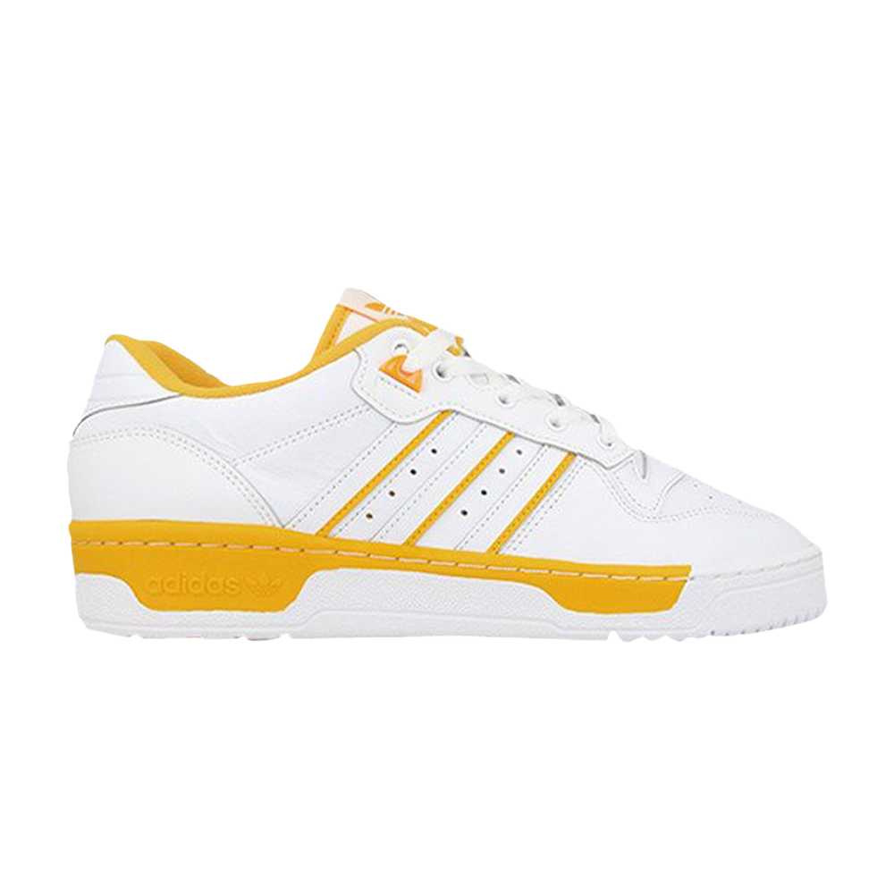 Pre-owned Adidas Originals Rivalry Low 'white Active Gold' In Yellow