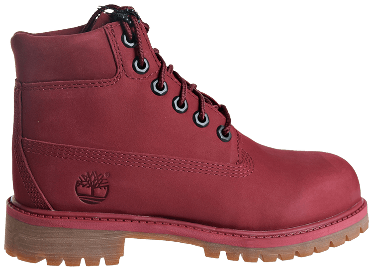 Burgundy on sale timberlands kids