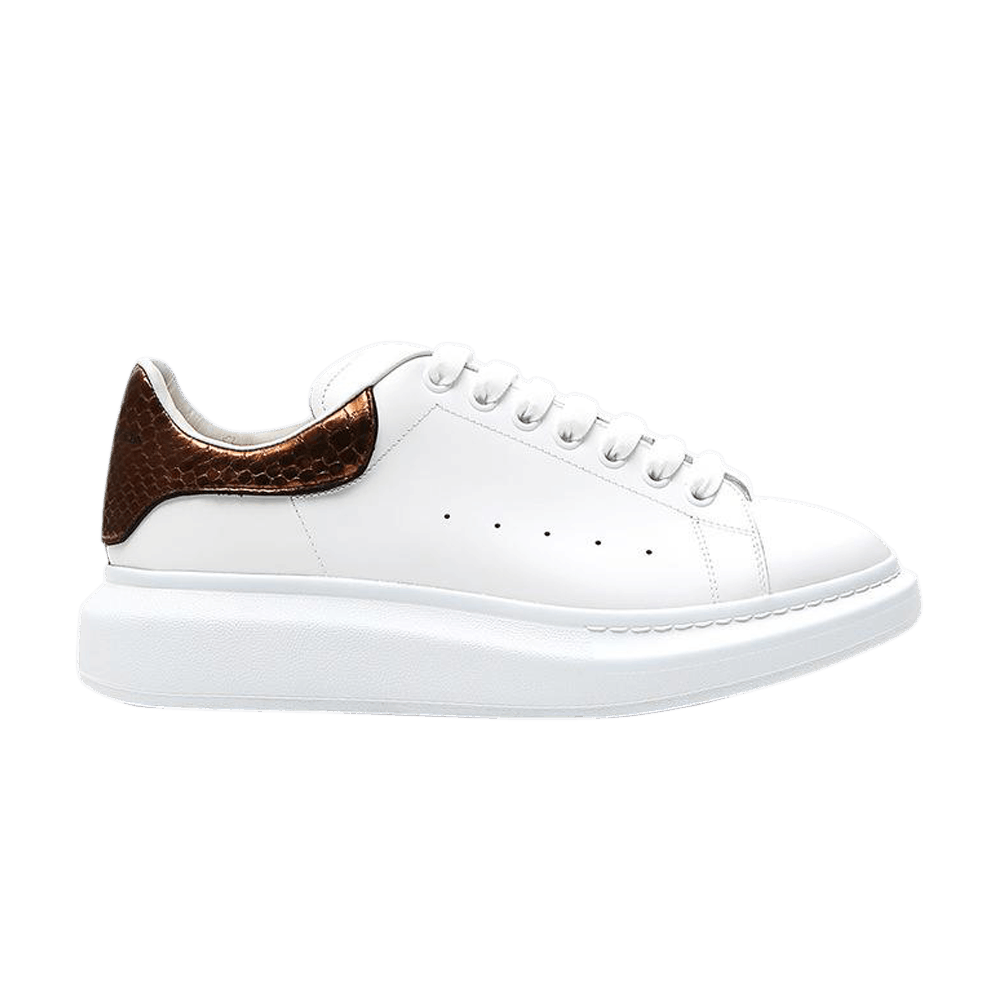 Alexander McQueen Oversized Sneaker 'White Bronze' | GOAT