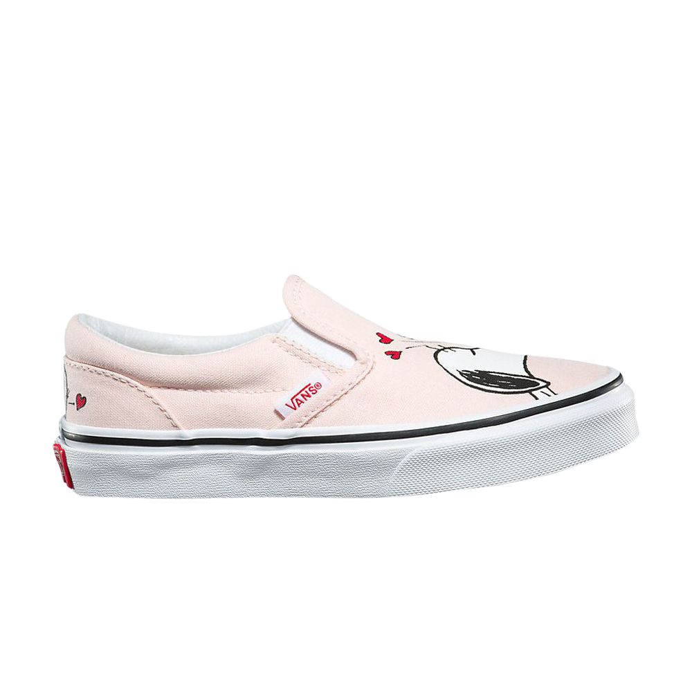 Pre-owned Vans Peanuts X  Classic Slip-on Kids 'smack' | Tan | Kid's Size 11