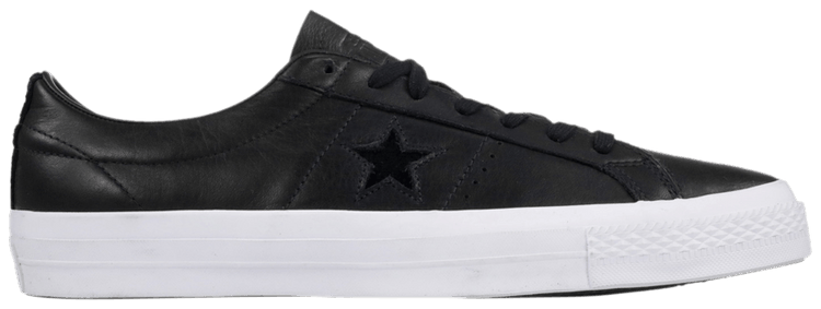 Converse One Star Low Leather Black