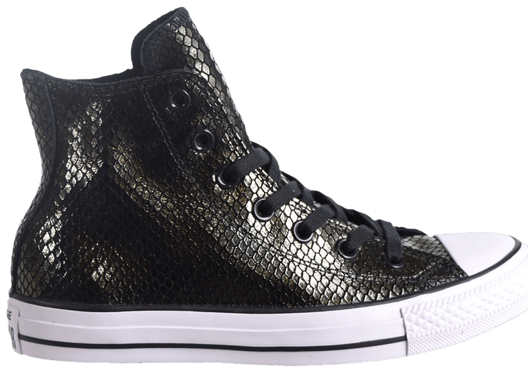 Converse Chuck Taylor All Star High Black Metallic Scale