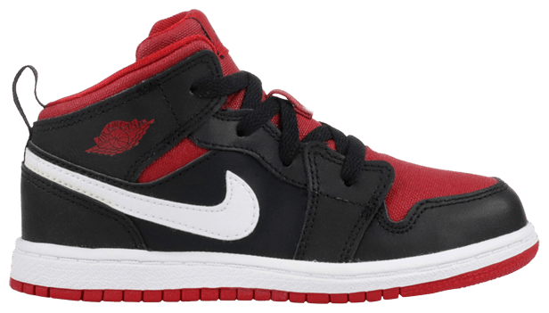 Air Jordan 1 Mid BT Black Gym Red