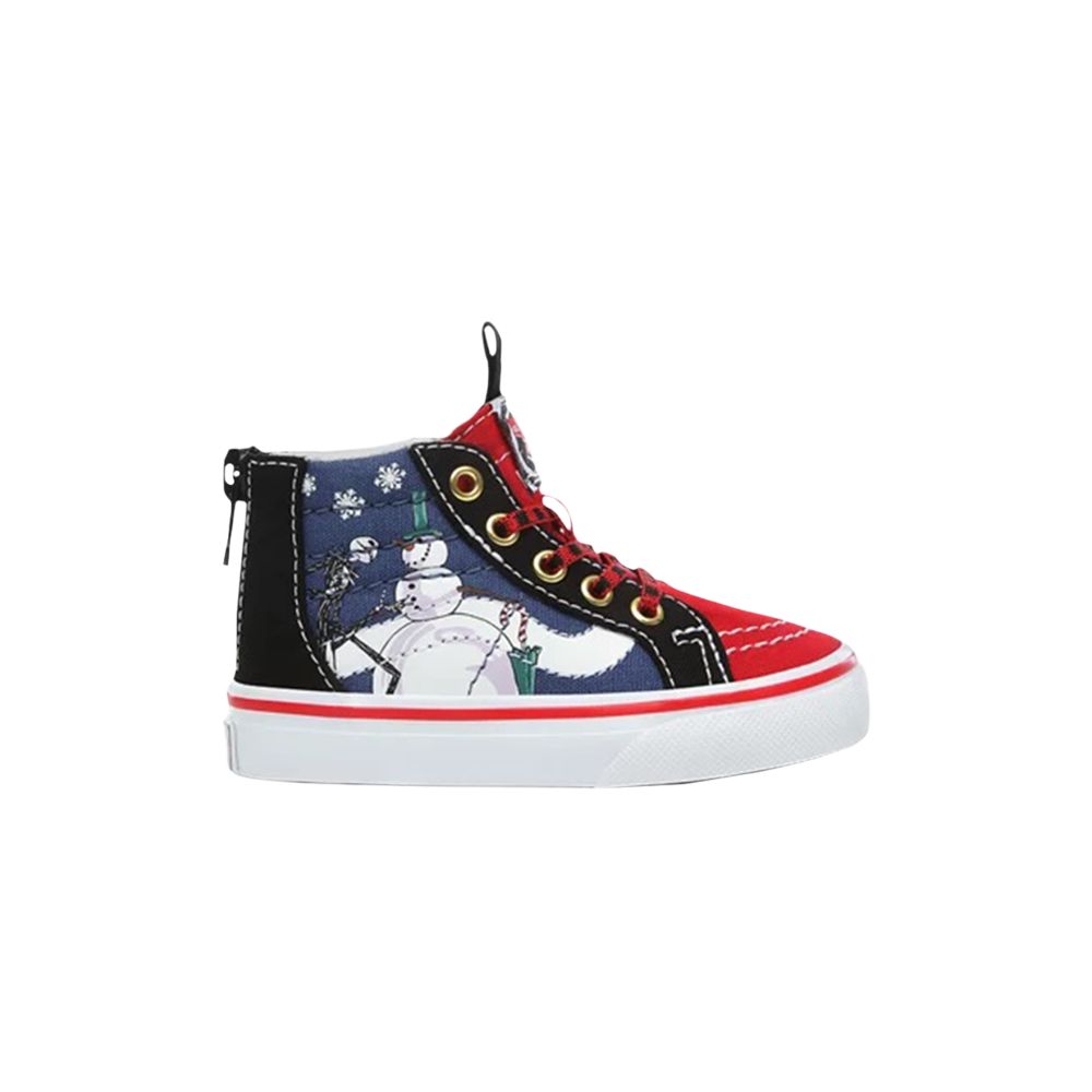 Pre-owned Vans The Nightmare Before Christmas X Sk8-hi Zip Td 'christmastown' | Multi-color | Infant Size 9