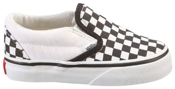 Vans Slip On Toddler Checkerboard Black