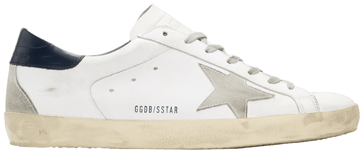 Golden goose superstar white navy hotsell