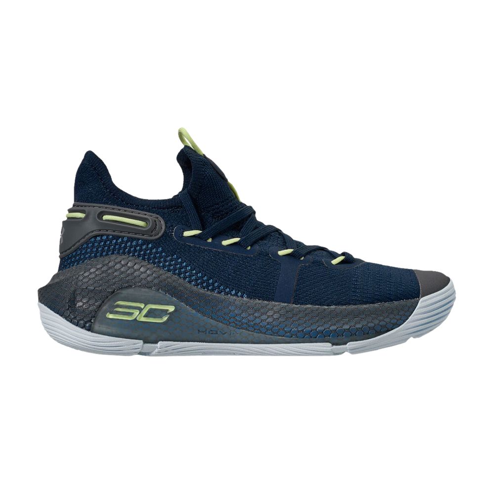 Under Armour Curry 6 GS 'International Boulevard' | Blue | Kid's Size 6 - 3020415-402