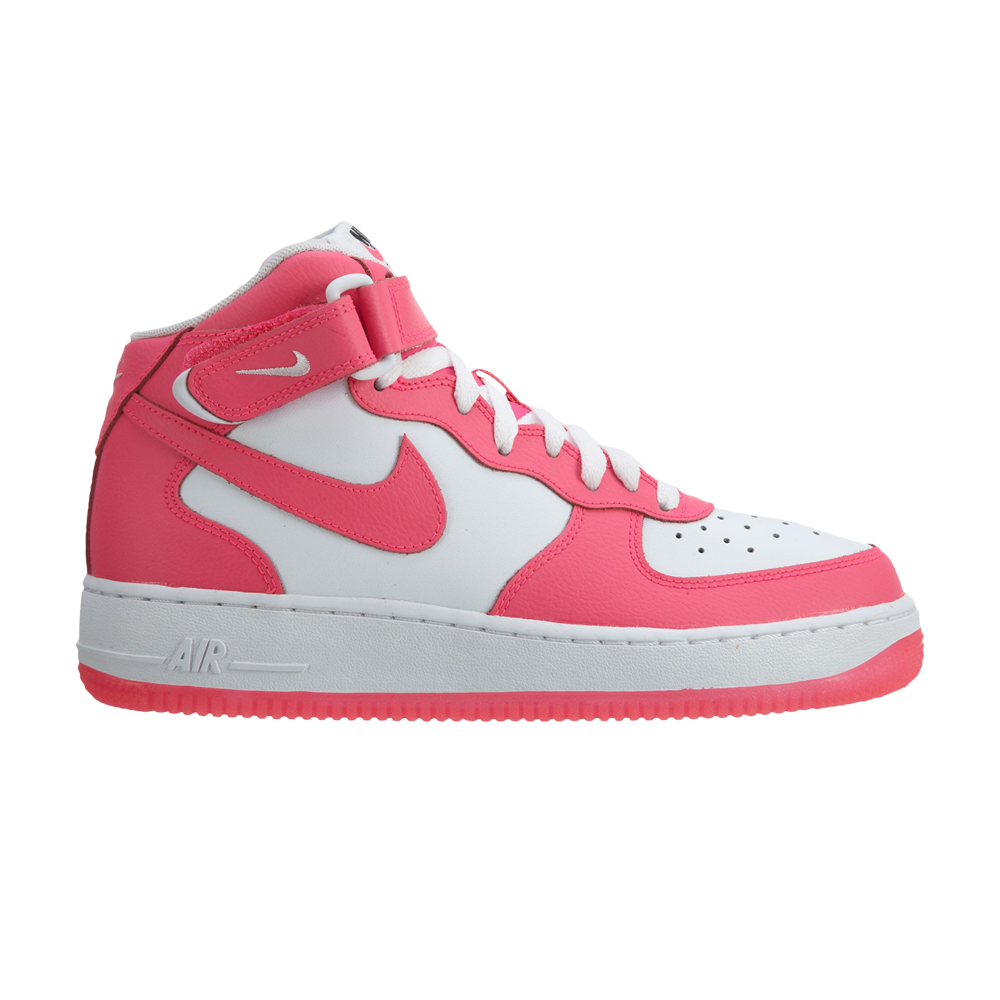 pink and white air force 1 high
