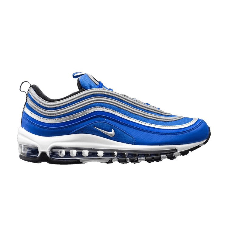 Blue and silver air max sales