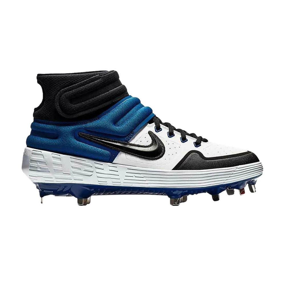 Nike Alpha Huarache Elite 2 Mid 'White Gym Blue' | Men's Size 8.5 - AJ6874-104