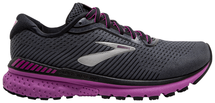 Brooks Wmns Adrenaline GTS 20 Black Hollyhock
