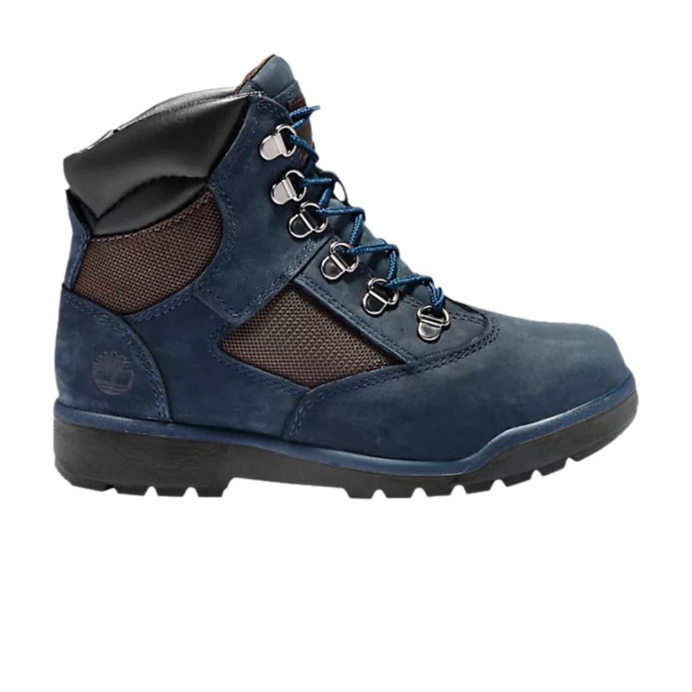 Pre-owned Timberland 6 Inch Field Boot Junior 'navy' | Blue | Kid's Size 6.5