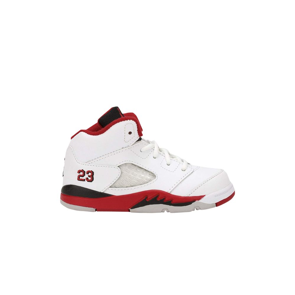 Air Jordan 5 Retro TD 'White Fire Red' | Infant Size 10
